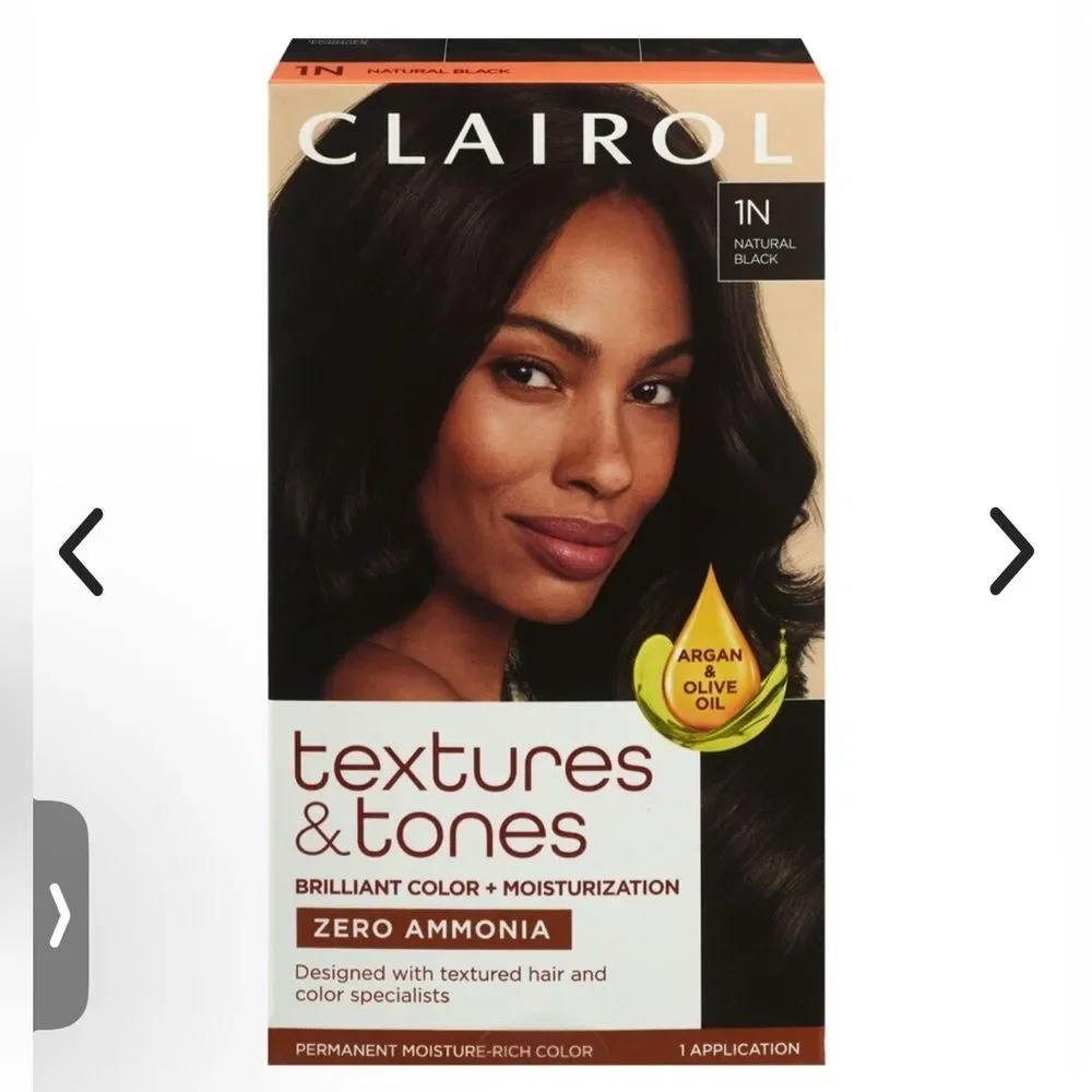Clairol Textures & Tones Permanent Hair Dye Mocha Brown 2N Natural 1N FC2